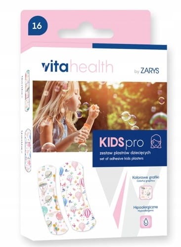 Zestaw plastrów dziecięcych VitaHealth KIDSpro GIRL