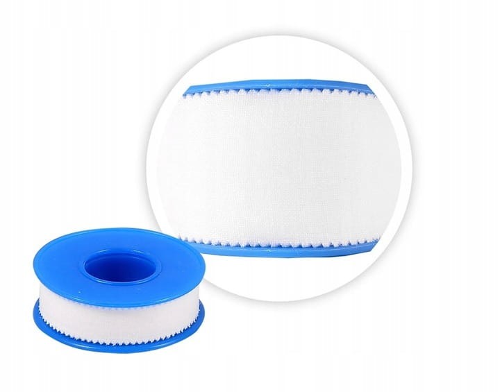 Przylepce mocujące z tkaniny SENSIplast – hipoalergiczne, na rolce, rozmiar 1,25 cm x 5 m