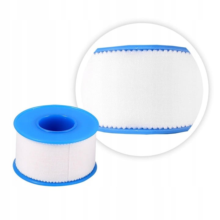 Przylepce mocujące z tkaniny SENSIplast – hipoalergiczne, na rolce, rozmiar 2,5 cm x 5 m