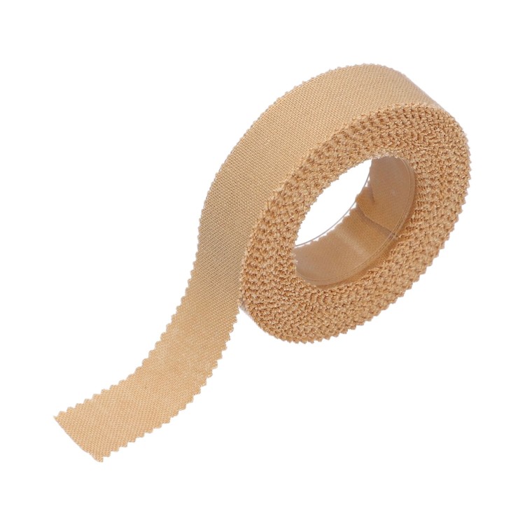 Przylepce mocujące z tkaniny PLASTIplast – cieliste, na rolce, rozmiar 1,25 cm x 5 m