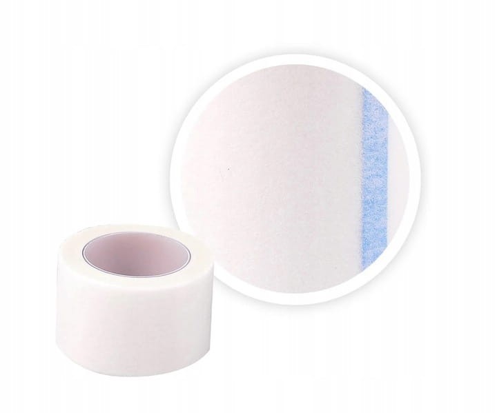 Przylepce mocujące z włókniny SOFTplast – hipoalergiczne, na rolce, rozmiar 2,5 cm x 5 m