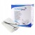 Plaster włókninowy NONVIplast – z opatrunkiem, biały, rozmiar 8 cm x 5 m