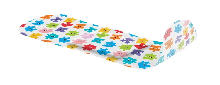 Plastry dla dzieci VitaHealth elastoKIDS – kolorowe, 7,2 cm × 1,9 cm, pojedynczy plaster