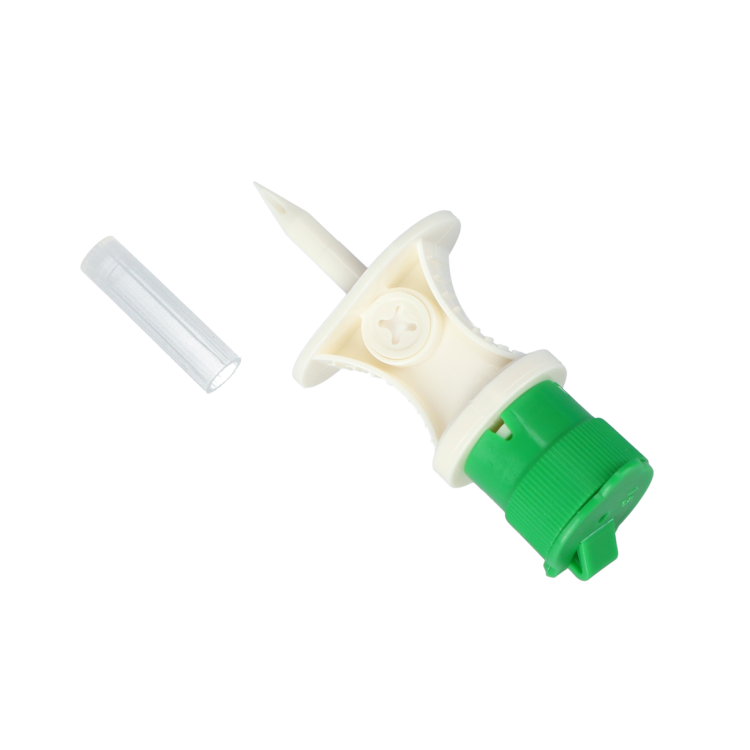 dicoSPIKE - przyrząd do pobierania leków z filtrem bakteryjnym, zielony