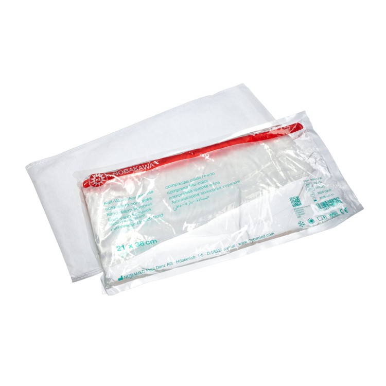 Kompres żelowy NOBAKAWA® – zimno/ciepło rozmiar 21 cm x 38 cm