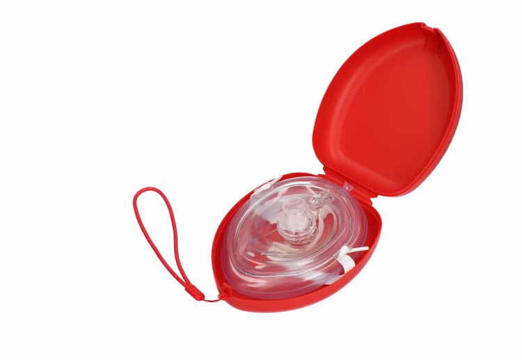 Maska do sztucznego oddychania CPR – jednorazowa, z zaworem, dla dorosłych i dzieci