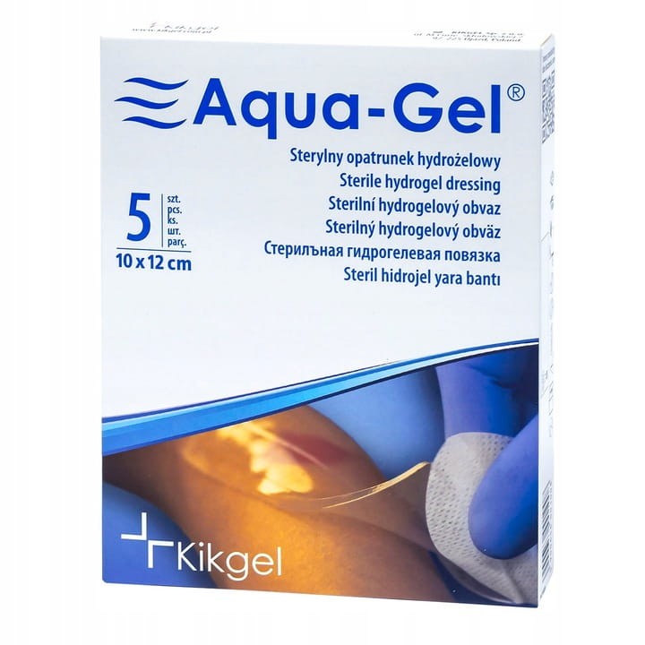 Opatrunek hydrożelowy Aqua-Gel – sterylny, rozmiar 10 cm x 12 cm