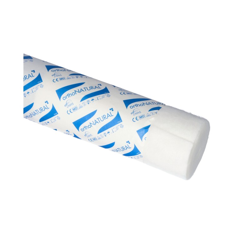 Podkłady podgipsowe naturalne orthoNATURAL – wiskozowe, oddychające, hipoalergiczne, rozmiar 15cm x 3m