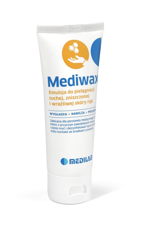 Mediwax – emulsja (krem) do pielęgnacji suchej i wrażliwej skóry rąk 75ml