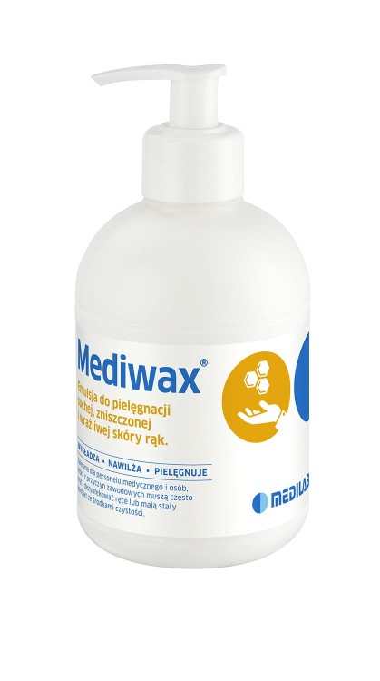 Mediwax – emulsja (krem) do pielęgnacji suchej i wrażliwej skóry rąk 330ml