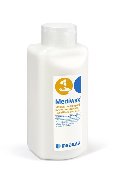 Mediwax – emulsja (krem) do pielęgnacji suchej i wrażliwej skóry rąk 500ml