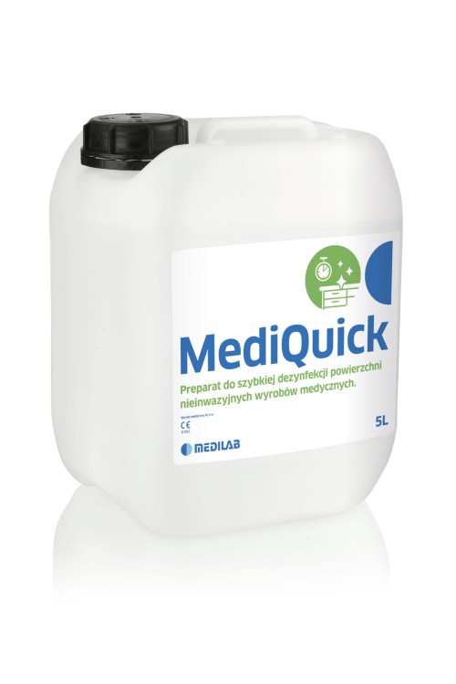 MediQuick – alkoholowy płyn do szybkiej dezynfekcji powierzchni medycznych 5L