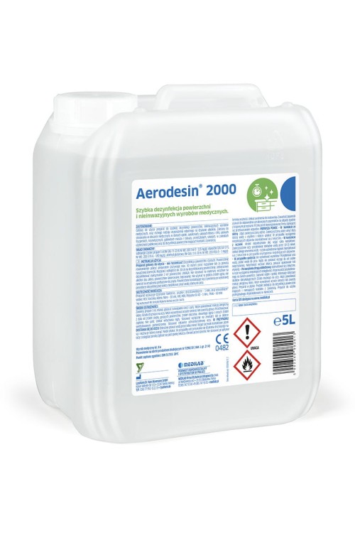 Aerodesin 2000 – gotowy płyn do szybkiej dezynfekcji powierzchni medycznych 5L