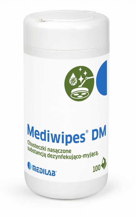 Mediwipes DM – chusteczki do dezynfekcji delikatnych powierzchni medycznych, tuba