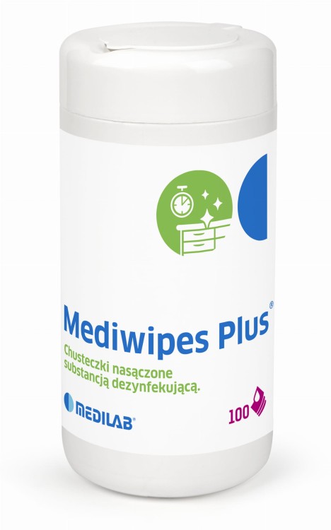 Mediwipes DM Premium – chusteczki do dezynfekcji delikatnych powierzchni, 100 szt. tuba