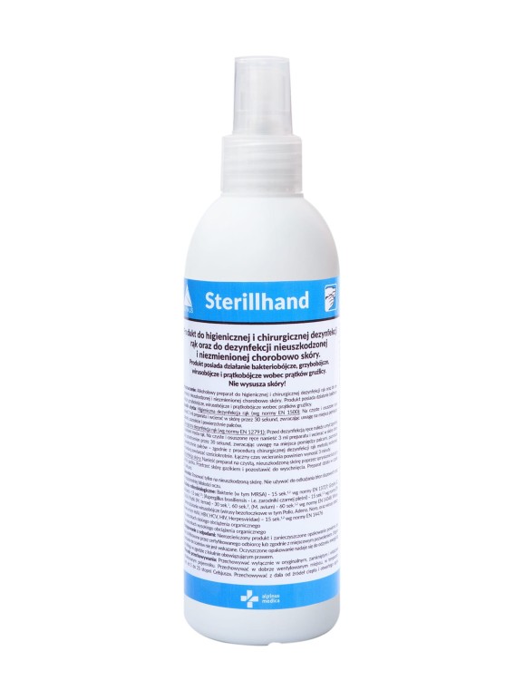 Sterillhand – płyn do higienicznej i chirurgicznej dezynfekcji rąk 250ml