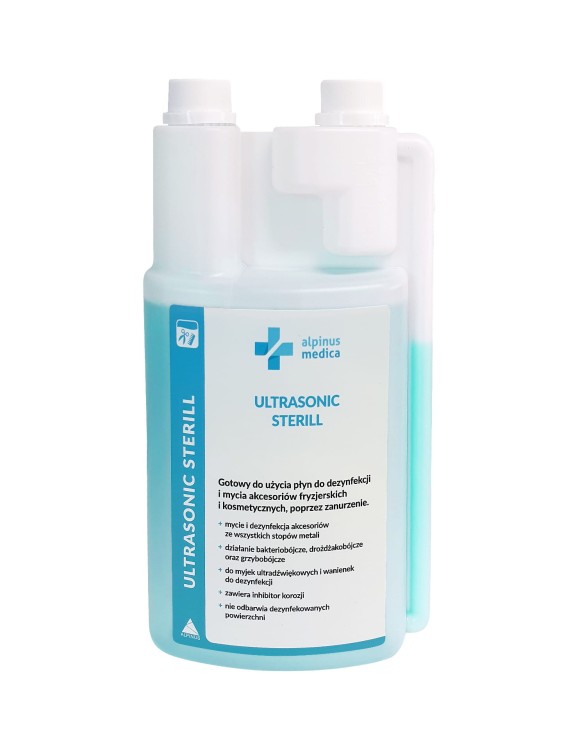 Ultrasonic Sterill – gotowy płyn do dezynfekcji akcesoriów kosmetycznych przez zanurzenie 1L