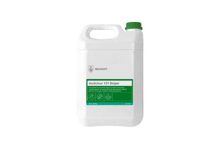 Mediclean 121 Striper – środek do usuwania powłok polimerowych, 5 L
