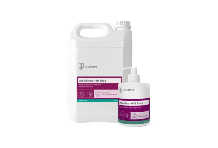 Mediclean 410 Soap – mydło w płynie do mycia rąk i ciała, różne pojemności
