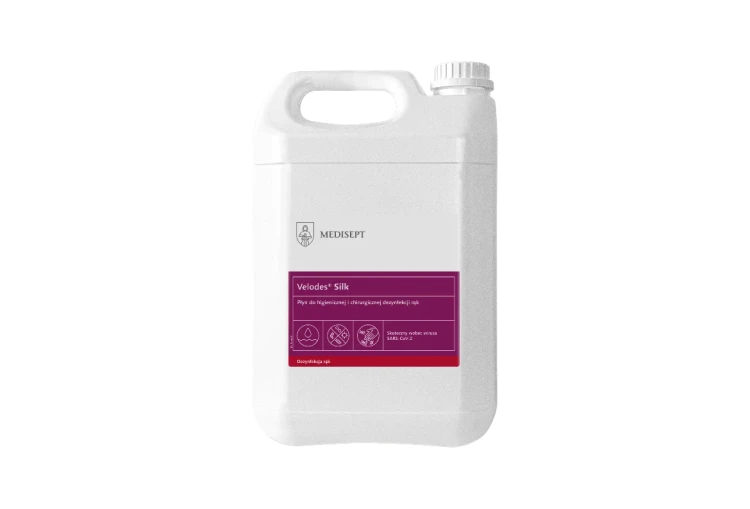Velodes Silk – nawilżający płyn do dezynfekcji rąk 5L