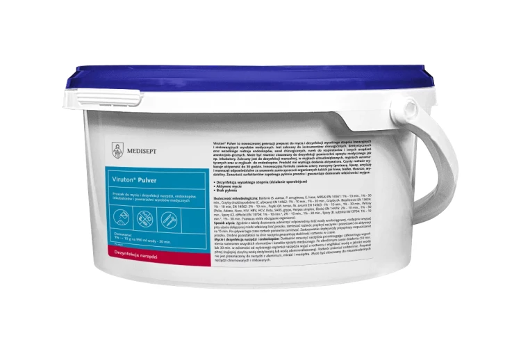 Viruton Pulver – proszek enzymatyczny do mycia i dezynfekcji narzędzi, 1 kg