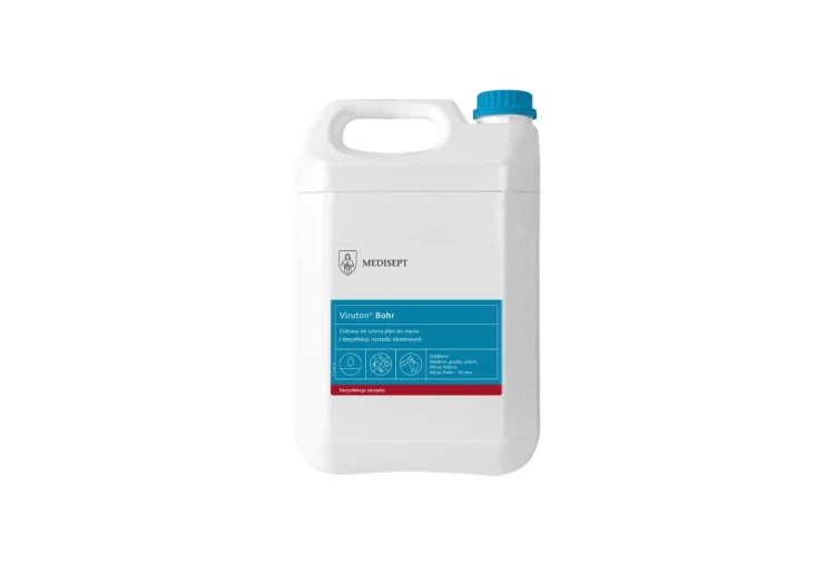 Viruton Bohr – gotowy do użycia płyn do mycia i dezynfekcji narzędzi obrotowych 5L