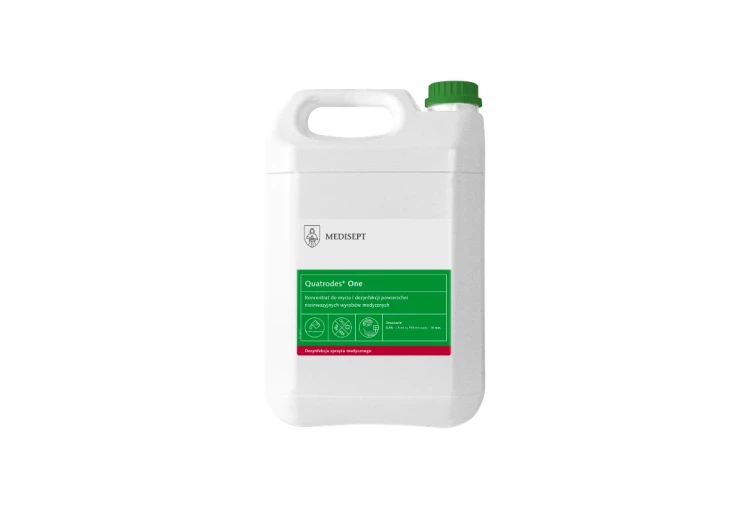 Quatrodes One – gotowy płyn do dezynfekcji powierzchni i narzędzi 5L