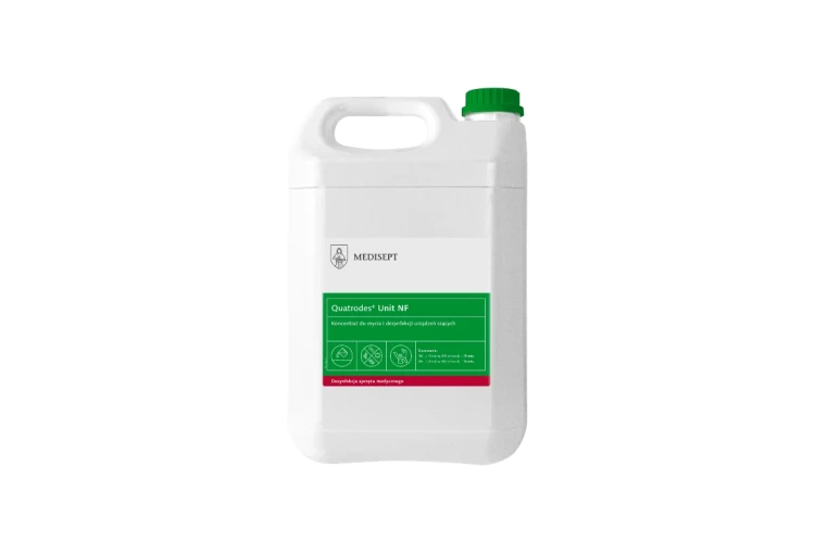 Quatrodes Unit NF – koncentrat do dezynfekcji unitu stomatologicznego 5L