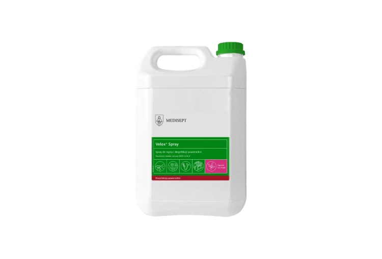 Velox Spray – spray do dezynfekcji powierzchni, Tea Tonic 5L