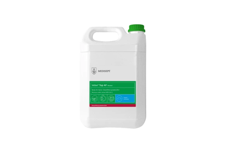 Velox Top AF – płyn do dezynfekcji powierzchni, neutralny 5L