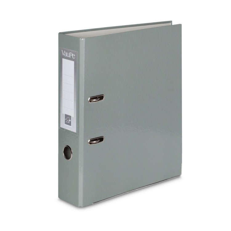 Segregator A4 75 mm VAUPE – dźwigniowy, kolor szary