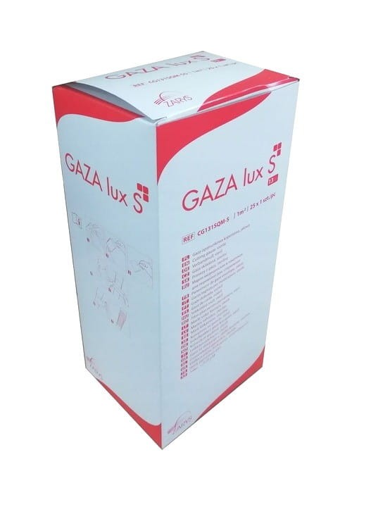 Gaza opatrunkowa kopertowa – jałowa, 1 m², sterylizowana EO-13N