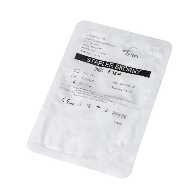 Stapler skórny F-35R (35 zszywek) średnica 0,5mm