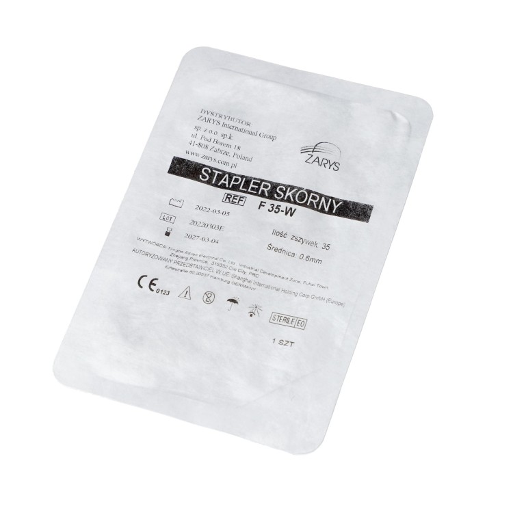 Stapler skórny F-35W (35 zszywek) średnica 0,6mm
