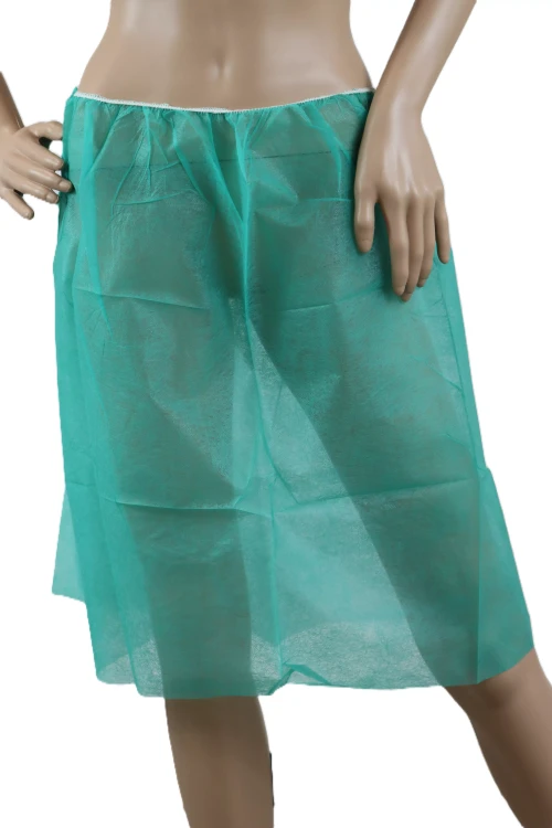 Spódniczki ginekologiczne Nexodis - włóknikowe, 30 gramowe, 10 szt. Kolor zielony