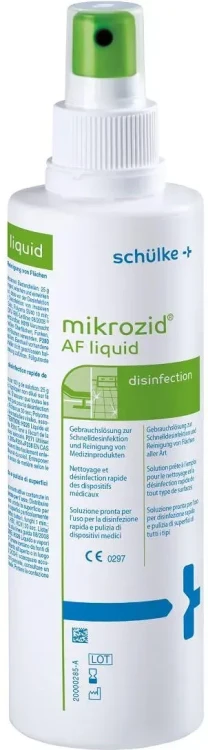 Mikrozid AF Liquid – alkoholowy płyn do dezynfekcji powierzchni 250 ml