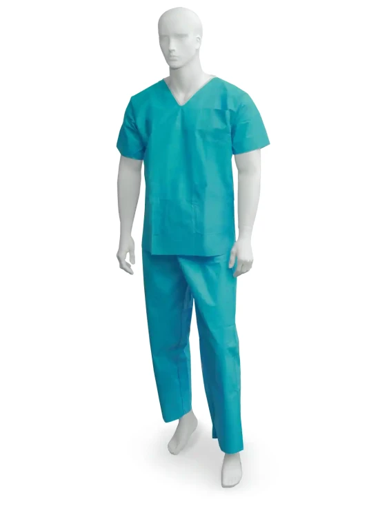 Komplet chirurgiczny OPERO ( bluza + spodnie ) - z włókniny SMMS, zielony