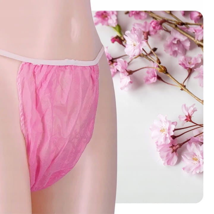 HG - Stringi damskie a'100 kolor różowy