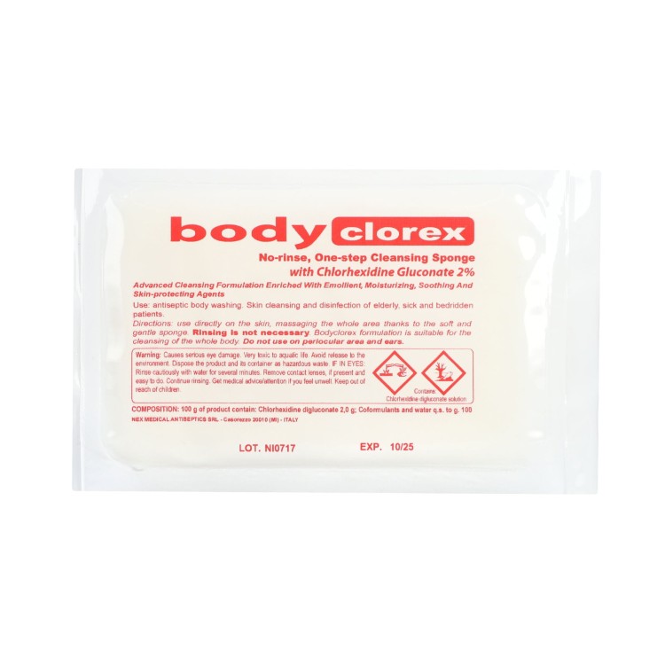 bodyCLOREX 2% - myjka do ciała, gąbka