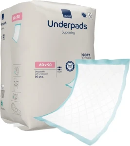 Underpads Superdry – jednorazowe podkłady chłonne, rozmiar 60x 90