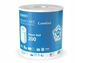 Czyściwo przemysłowe VELVET Comfort – celulozowe, rolka długość 200m