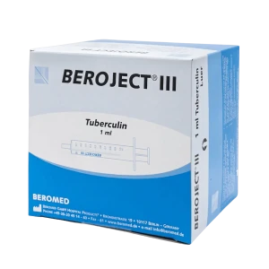 Strzykawki tuberkulinowe BEROJECT III - 1ml, LUER