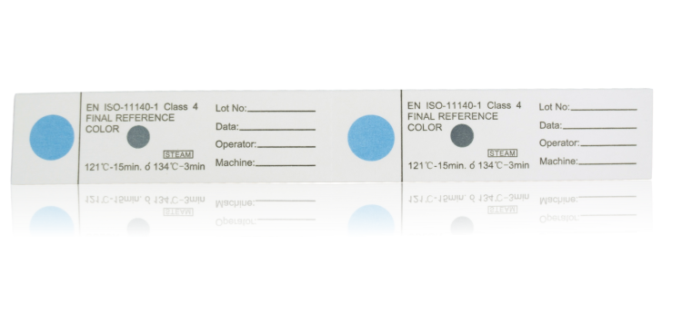 Test kontroli sterylizacji parą wodną 2x200szt=400szt Klasa IV zdjęcie testu