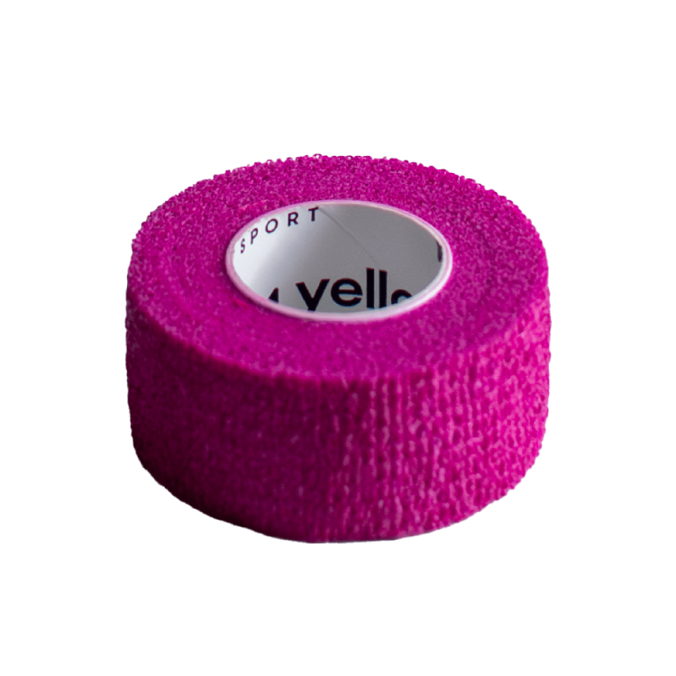 Bandaż Kohezyjny yellowBAND fioletowy – Bezlateksowy, Samoprzylepny, szerokość 2,5 cm