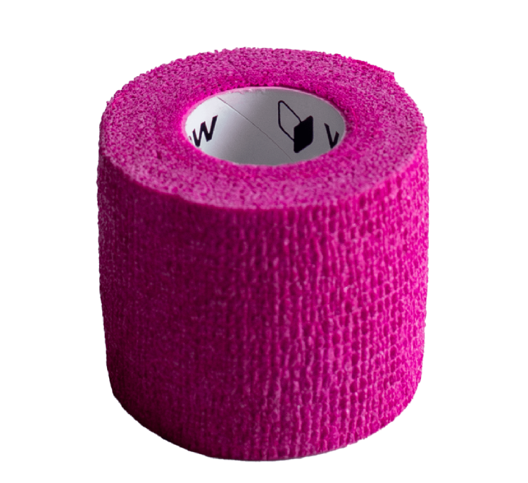 Bandaż Kohezyjny yellowBAND fioletowy – Bezlateksowy, Samoprzylepny, szerokość 5 cm