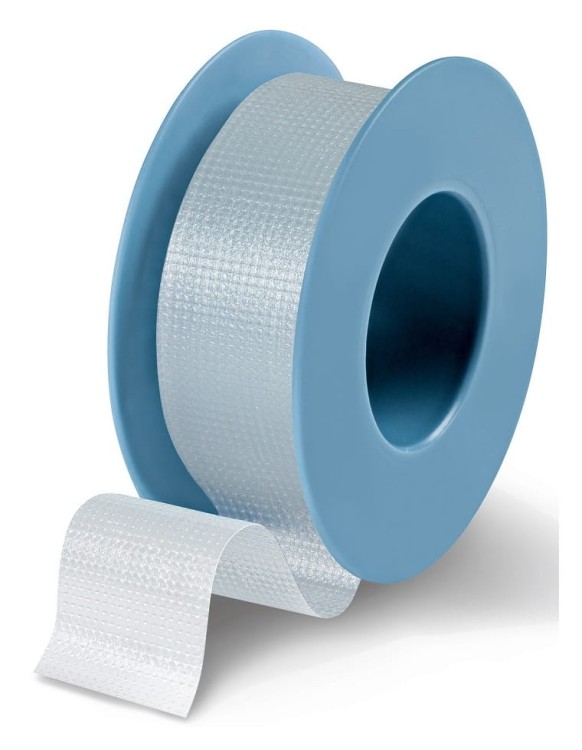 Przylepiec foliowy Omnifilm – hipoalergiczny, przezroczysty, na rolce, zdjęcie rolki