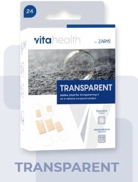 Zestaw plastrów transparentnych VitaHealth TRANSPARENT