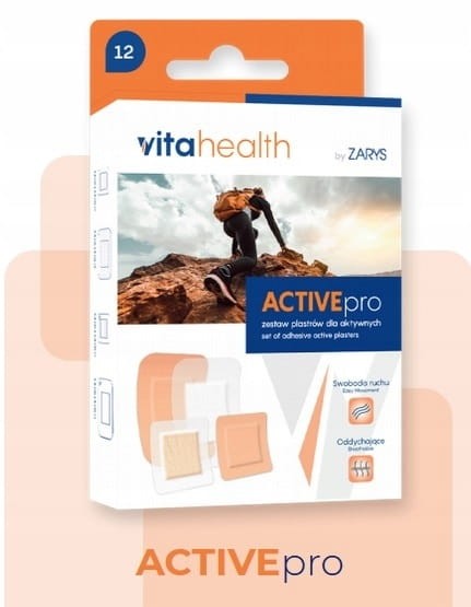 Zestaw plastrów dla aktywnych VitaHealth ACTIVEpro