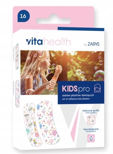 Zestaw plastrów dziecięcych VitaHealth KIDSpro GIRL
