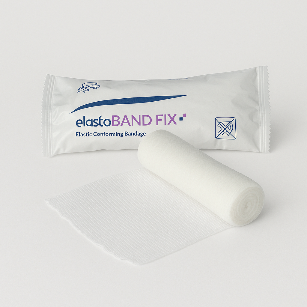 Bandaż elastyczny podtrzymujący elastoBAND FIX – tkany, niejałowy